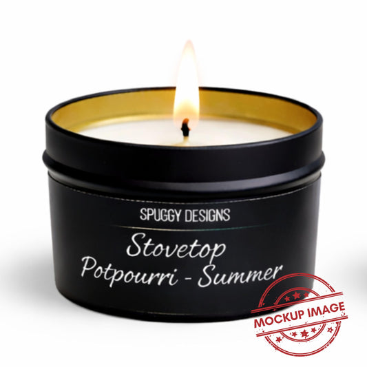 [Preorder] Stovetop Potpourri Summer Candle – Hand Poured Soy Wax | Berries, Citrus & Garden Herbs