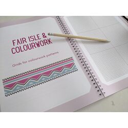 Heart Knitting Pattern Notebook - Capture your own patterns (A4)