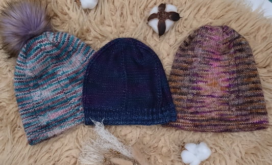 'Made For You' Beanie Hat - build your own beanie hat, in a one-of-a-kind colour