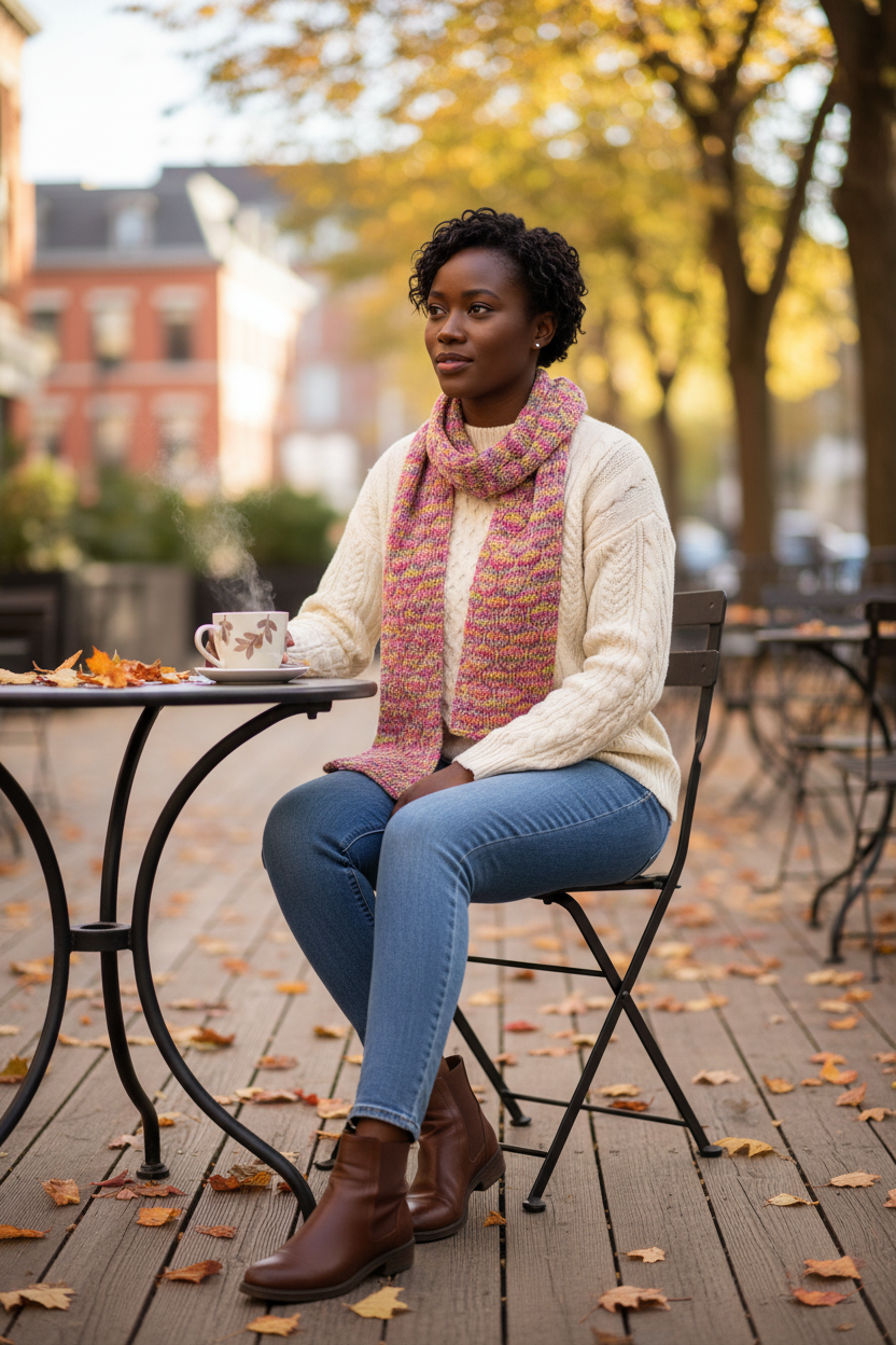 'Made For You' Reversible Scarf - pick your one-of-a-kind colour