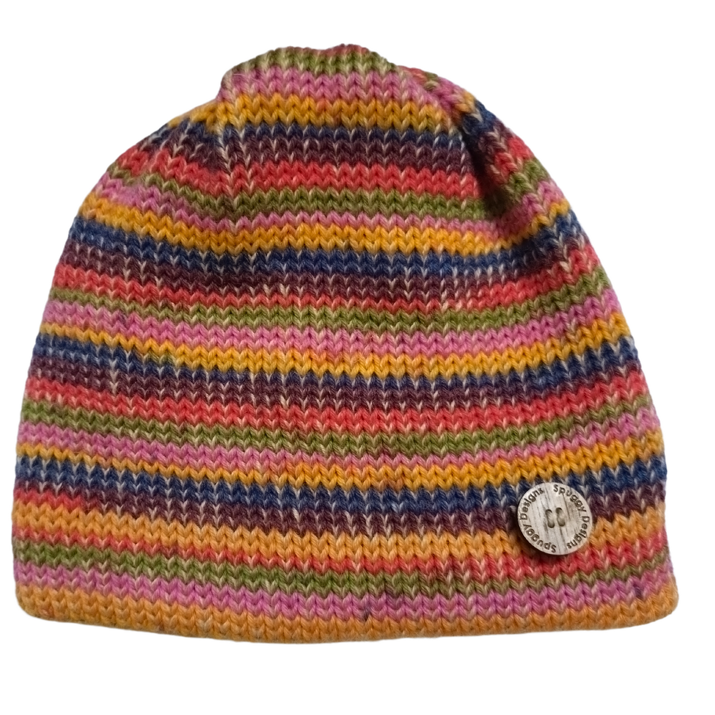 Adults Autumn Rainbow Beanie Hat