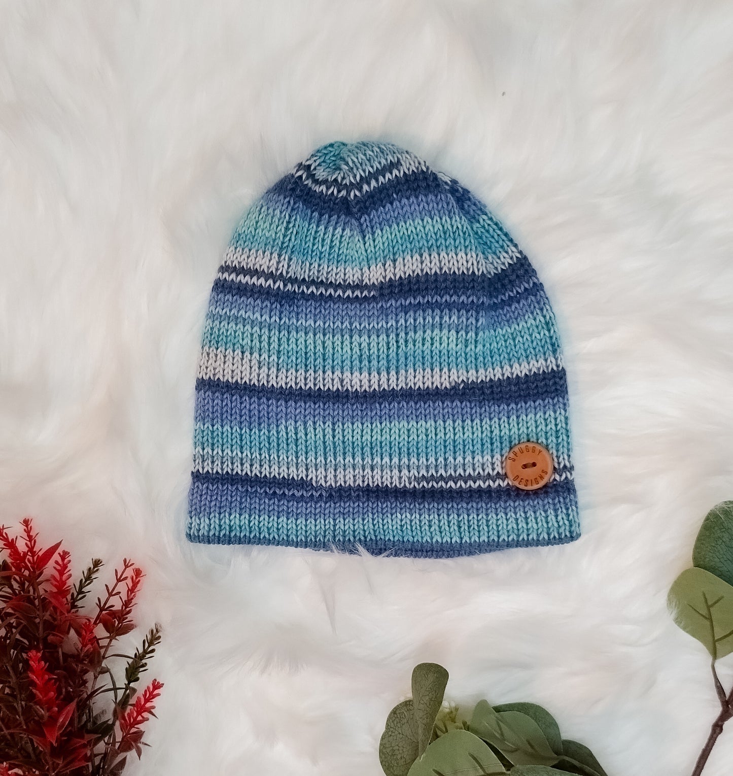 Winter ice wool knitted beanie