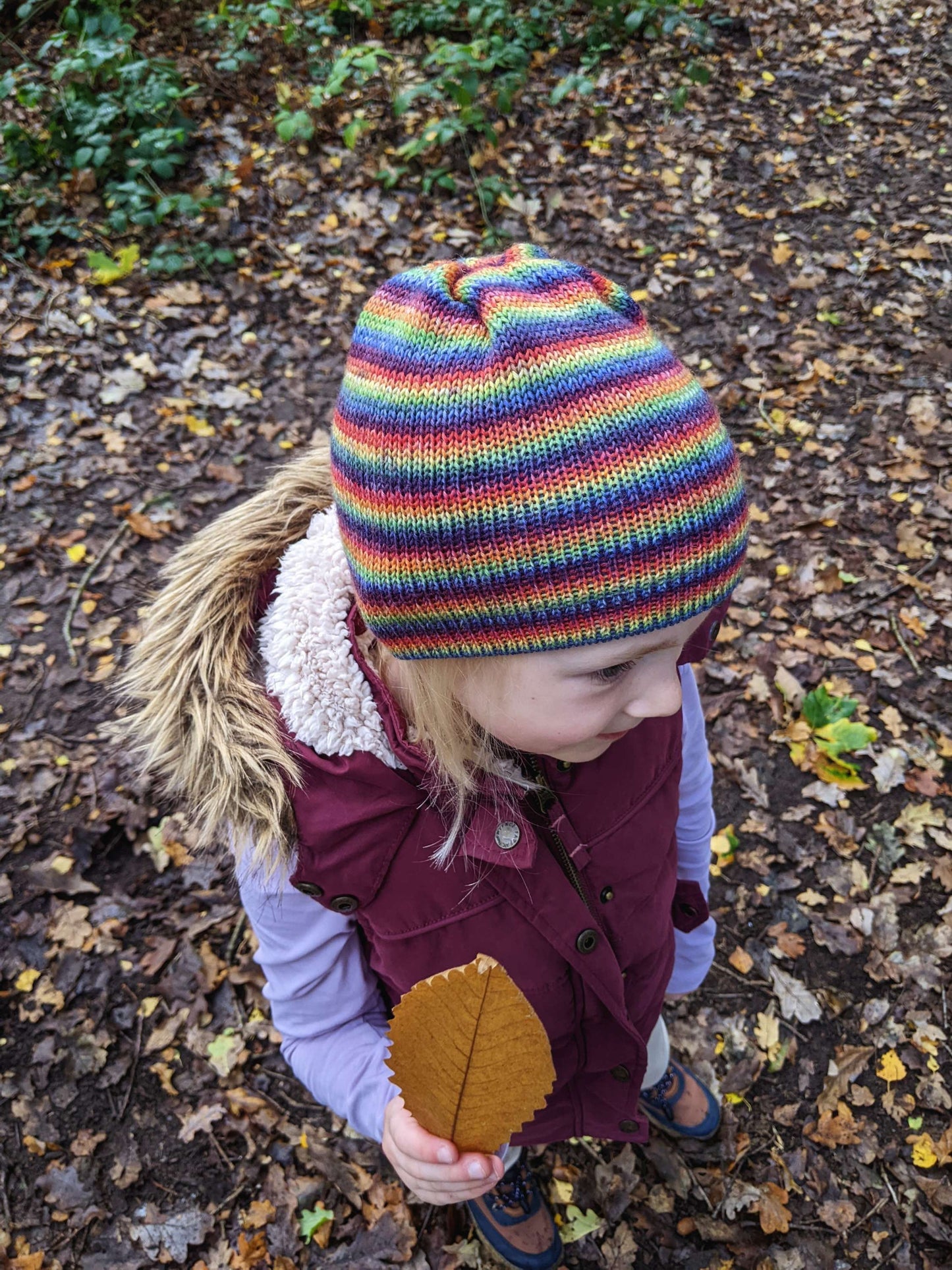 SALE: Kids 70s Rainbow Hat